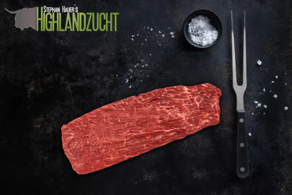 Stephan Hauer Highlandzucht Flat Iron Steak vom Schottischen Hochlandrind