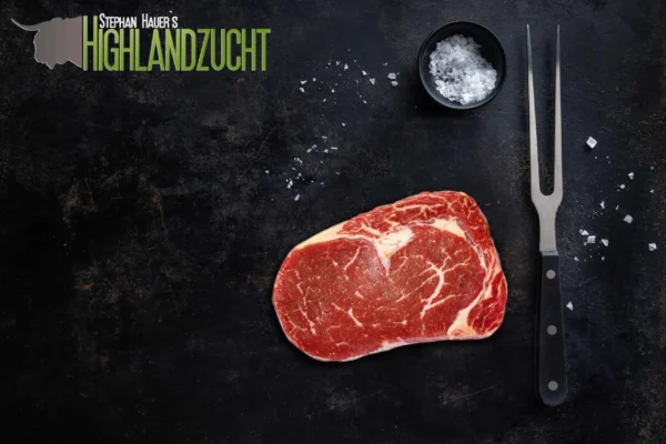 Stephan Hauer Highlandzucht Rib Eye Steak