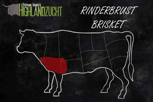 Stephan Hauer Highlandzucht Rinderbrust Brisket Grafik