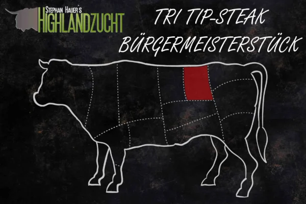 Tri Tip-Steak / Bürgermeisterstück vom Simmentaler Weiderind