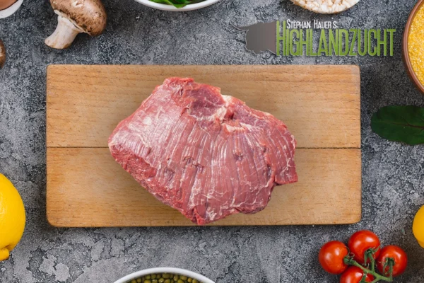 Stephan Hauer Highlandzucht Bavette Steak vom Simmentaler Weiderind