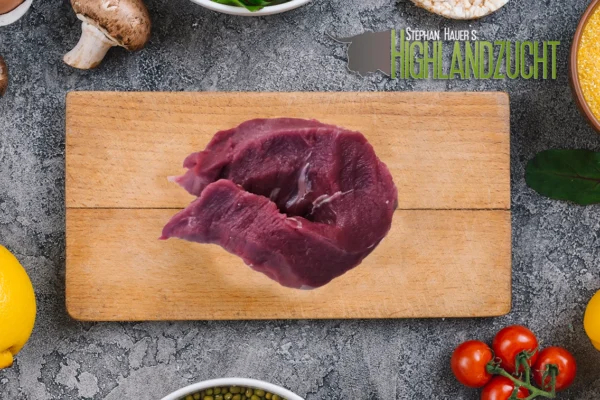 Stephan Hauer Highlandzucht Hufeisen Steak vom Simmentaler Weiderind