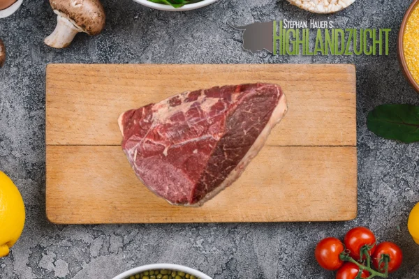 Stephan Hauer Highlandzucht Picanha Steak vom Simmentaler Weiderind