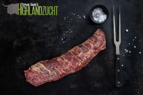Stephan Hauer Highlandzucht Skirt Steak vom Schottischen Hochlandrind